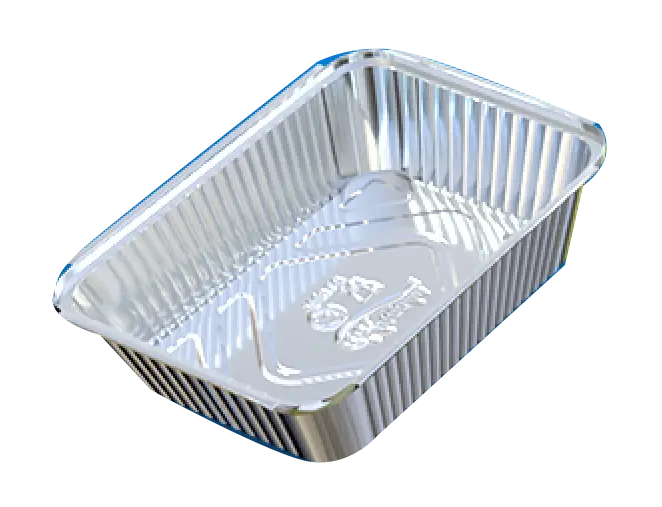 Barquette en aluminium 1 compartiment